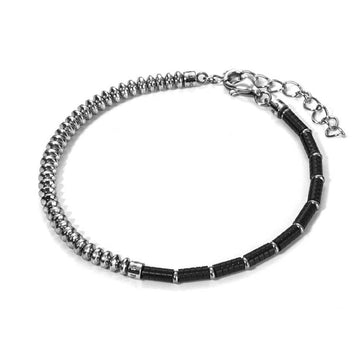 Bracciale 4US Cesare Paciotti Black Segments da uomo 4UBR2859-1