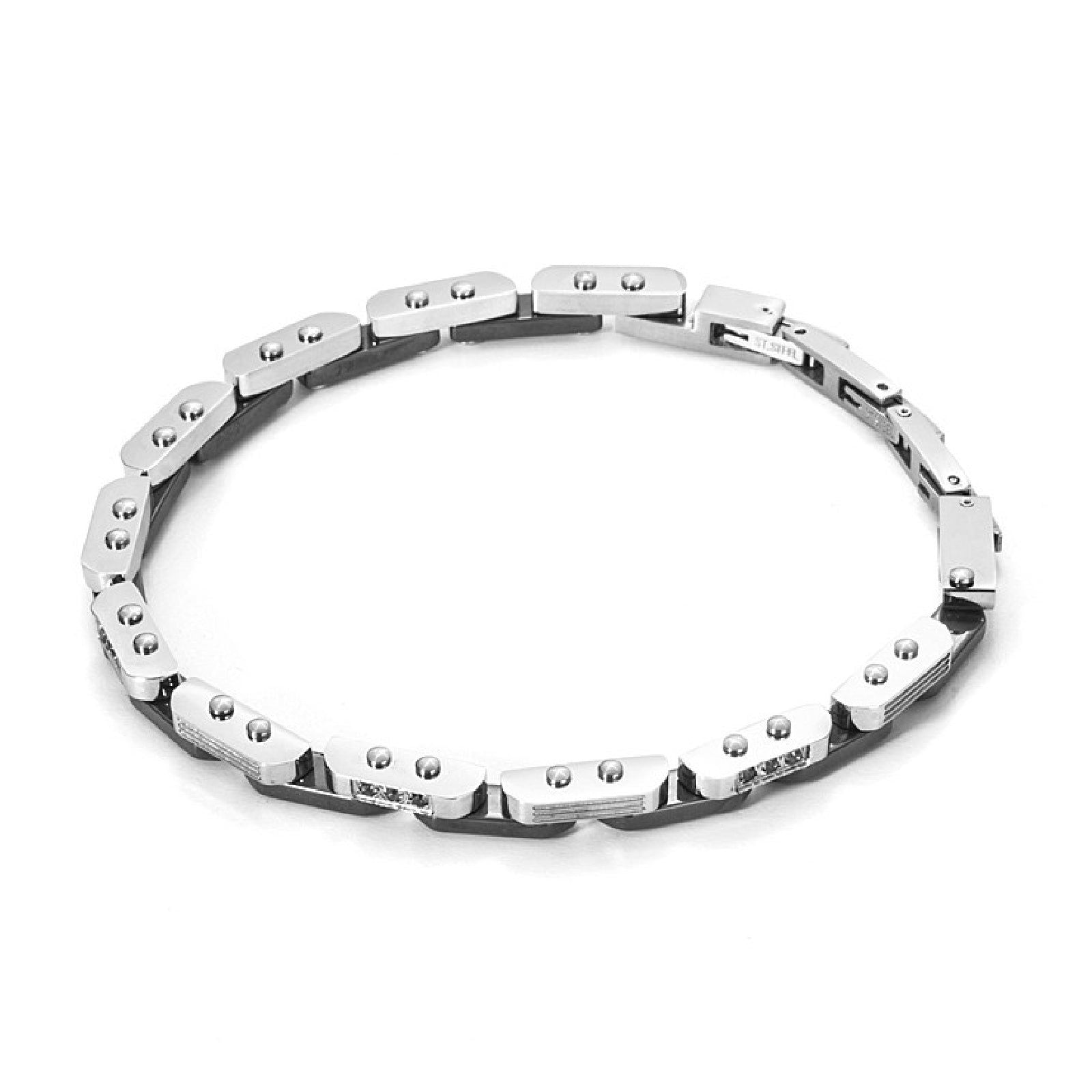 Bracciale 4US Cesare Paciotti Zig Zag da uomo 4UBR2871-1