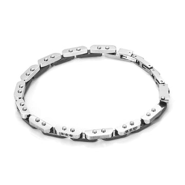 Bracciale 4US Cesare Paciotti Zig Zag da uomo 4UBR2871-1