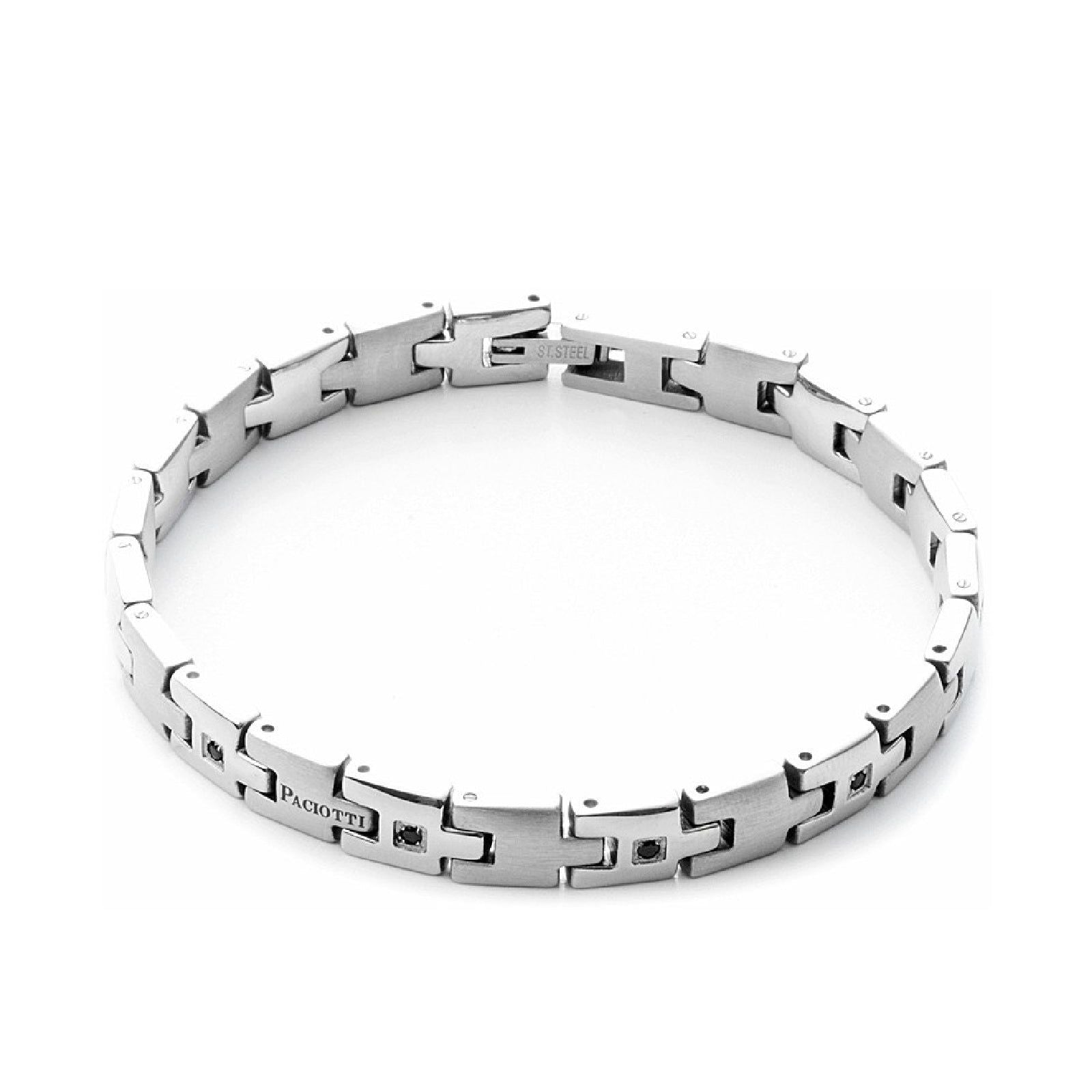 Bracciale 4US Cesare Paciotti Tiny Stone da uomo 4UBR3105-1