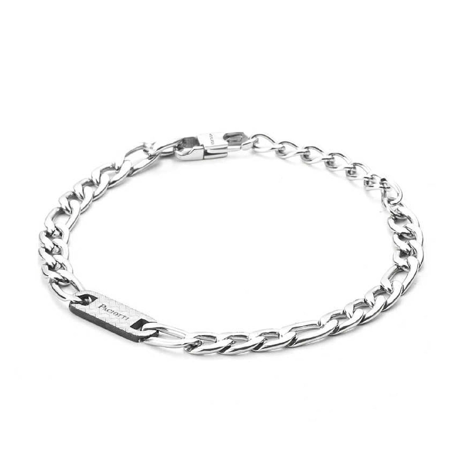Bracciale 4US Cesare Paciotti Black Texture da uomo 4UBR3261-1