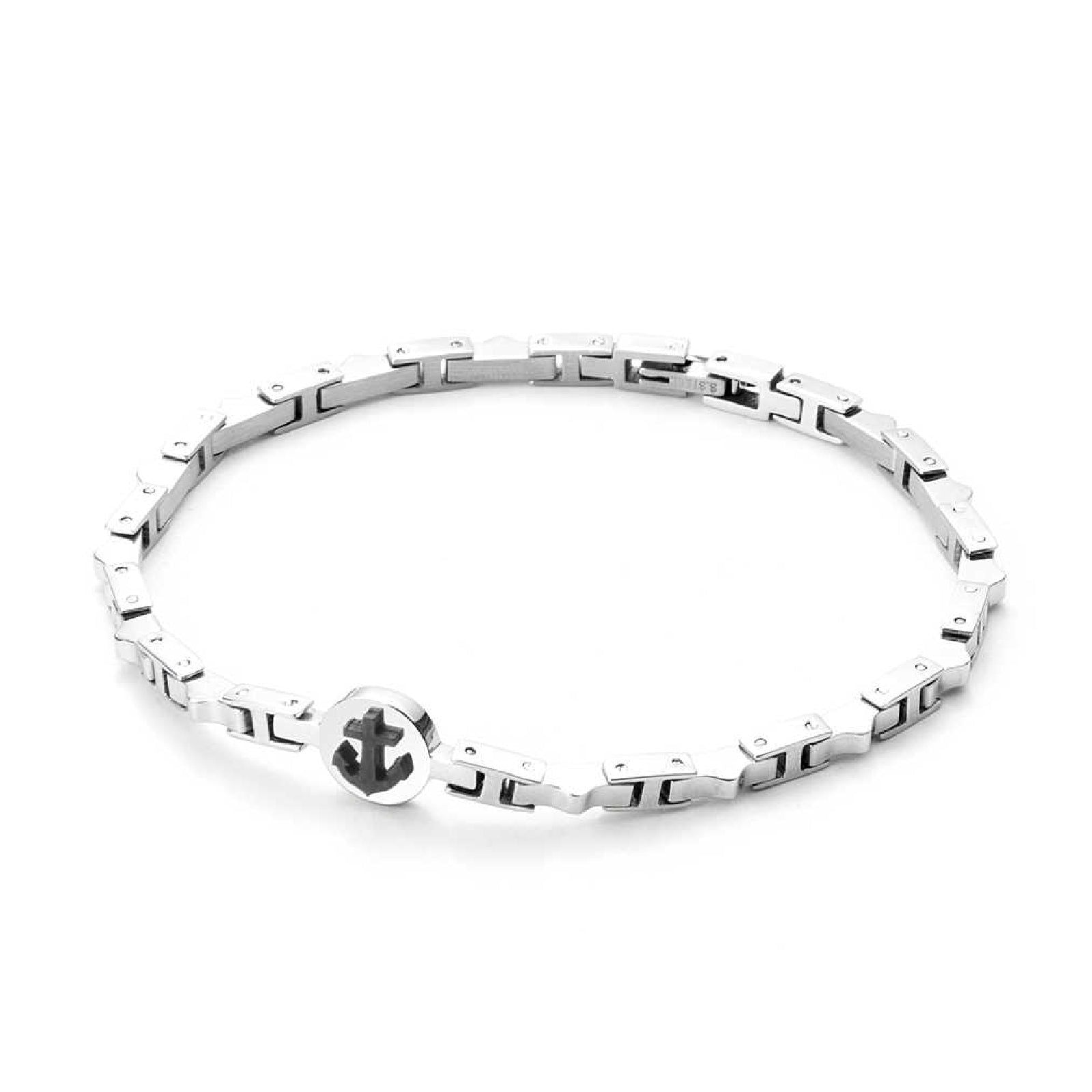 Bracciale 4US Cesare Paciotti Black Anchor da uomo 4UBR3326-1