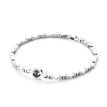 Bracciale 4US Cesare Paciotti Black Anchor da uomo 4UBR3326-1