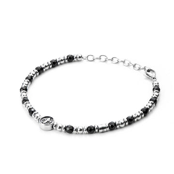 Bracciale 4US Cesare Paciotti Black Lily da uomo 4UBR3330-1