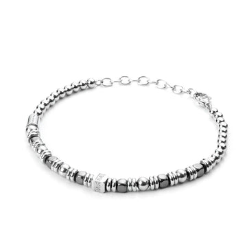 Bracciale 4US Cesare Paciotti Colored Hematite da uomo 4UBR3342-1