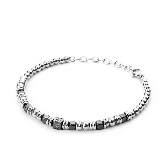 Bracciale 4US Cesare Paciotti Colored Hematite da uomo 4UBR3343-1