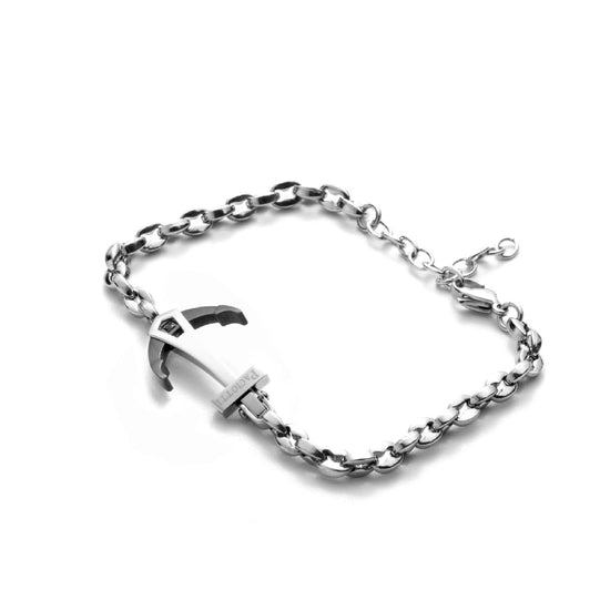Bracciale 4US Cesare Paciotti Black Anchorage da uomo 4UBR3480-1