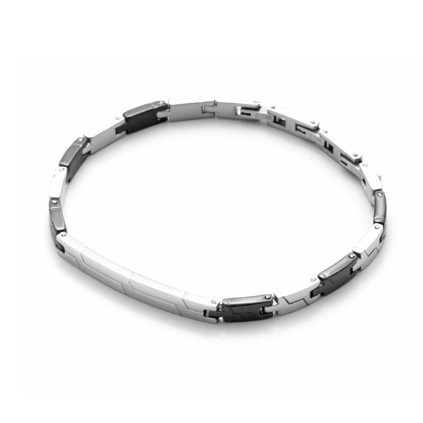 Bracciale 4US Cesare Paciotti Black Texture da uomo 4UBR3512-1
