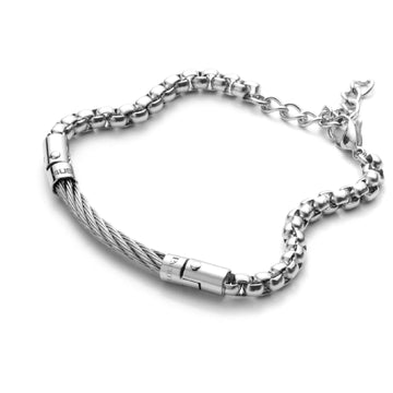 Bracciale 4US Cesare Paciotti Steel Spiral da uomo 4UBR3522-1