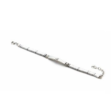 Bracciale 4US Cesare Paciotti Hematite da uomo 4UBR3540-1