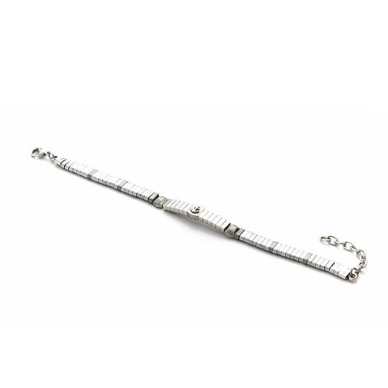 Bracciale 4US Cesare Paciotti Hematite da uomo 4UBR3542-1