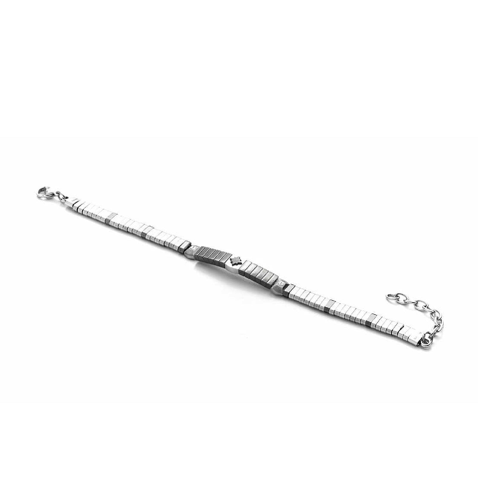 Bracciale 4US Cesare Paciotti Hematite da uomo 4UBR3544-1