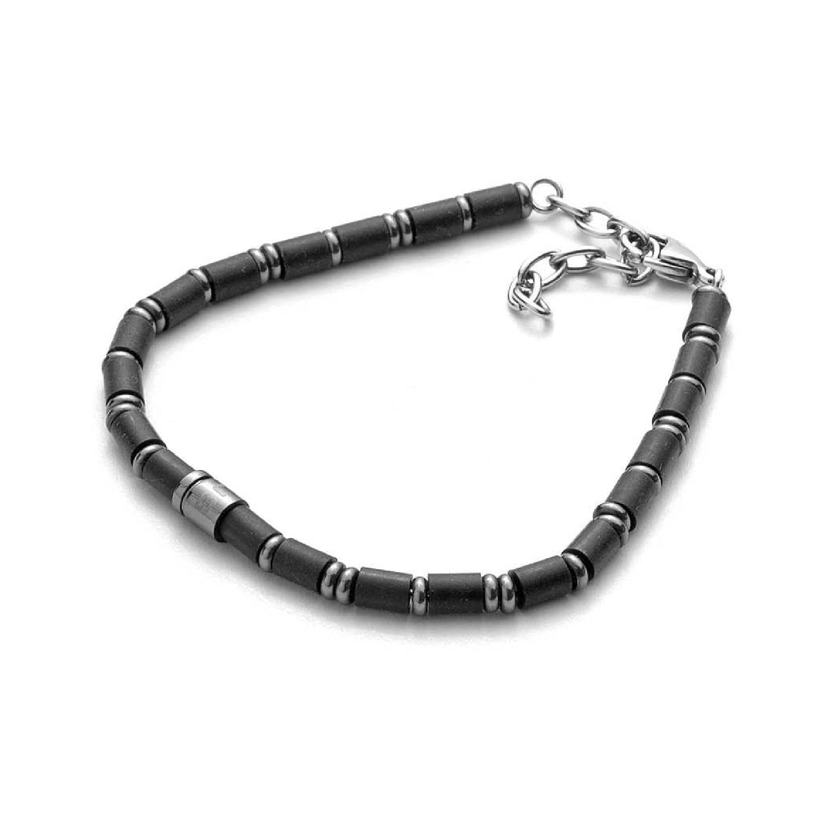 Bracciale 4US Cesare Paciotti Gun Rubber da uomo 4UBR3570-1