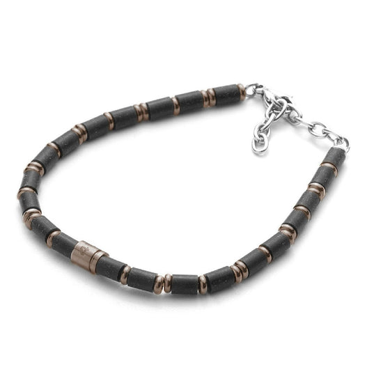 Bracciale 4US Cesare Paciotti Brown Rubber da uomo 4UBR3572-1