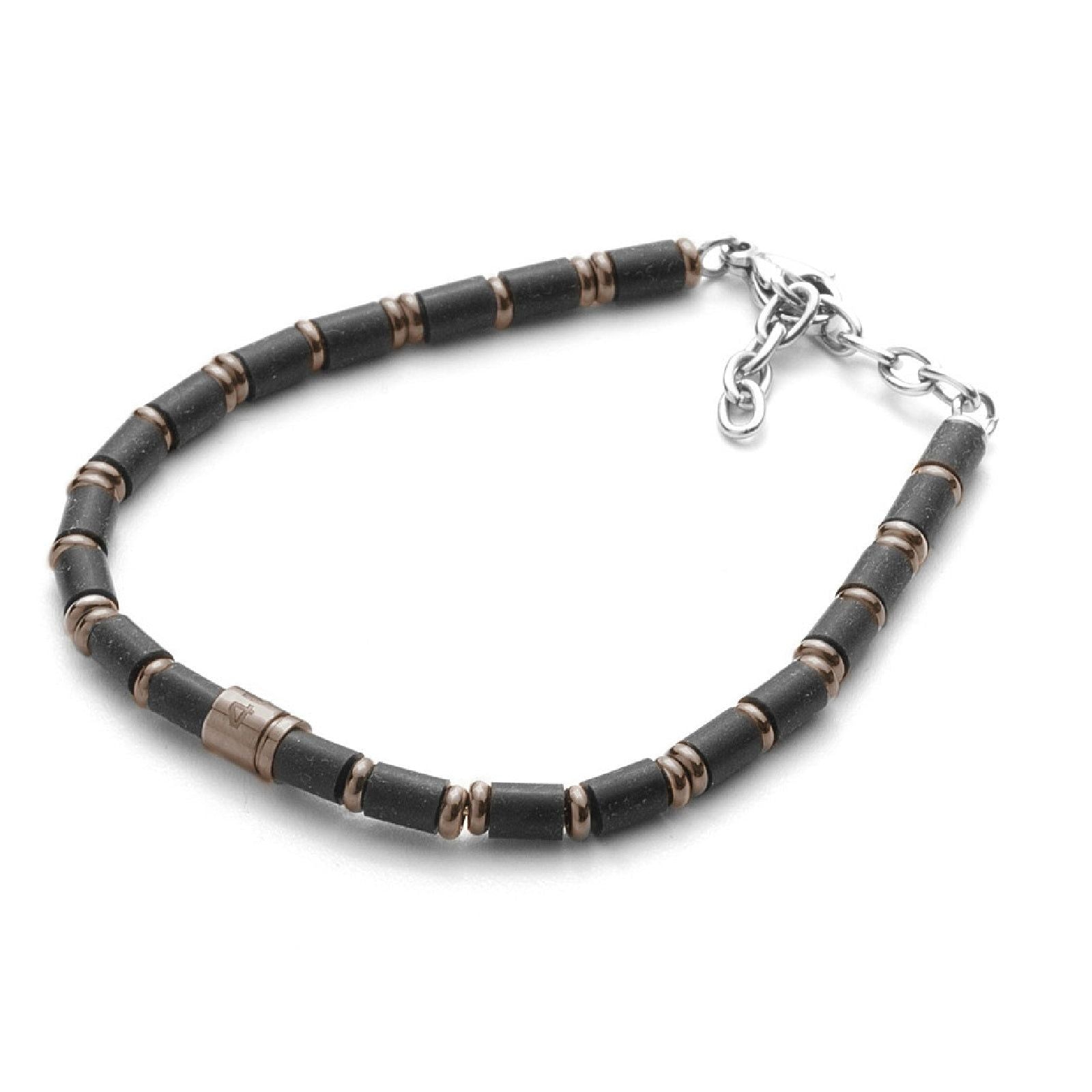 Bracciale 4US Cesare Paciotti Brown Rubber da uomo 4UBR3572-1