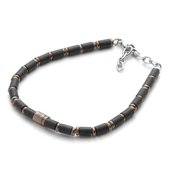 Bracciale 4US Cesare Paciotti Brown Rubber da uomo 4UBR3572-1