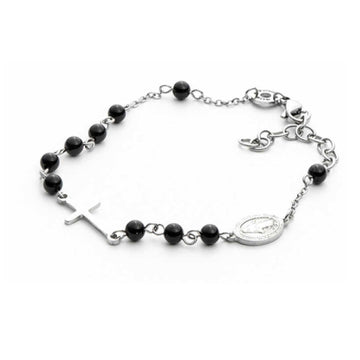 Bracciale 4US Cesare Paciotti Black Rosary da uomo 4UBR3749-1