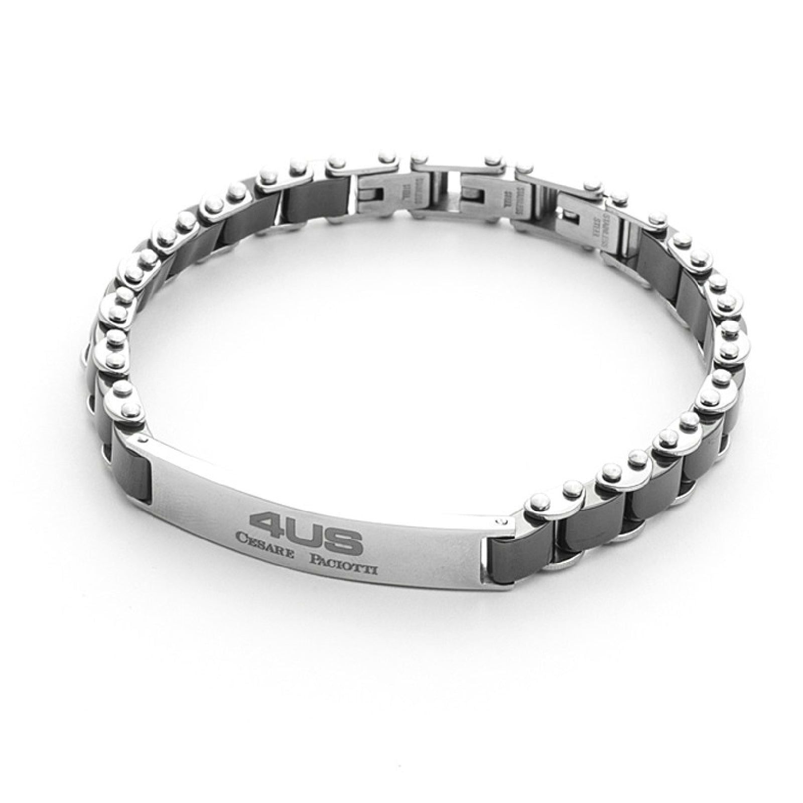 Bracciale 4US Cesare Paciotti Black Ceramic da uomo 4UBR3777-1