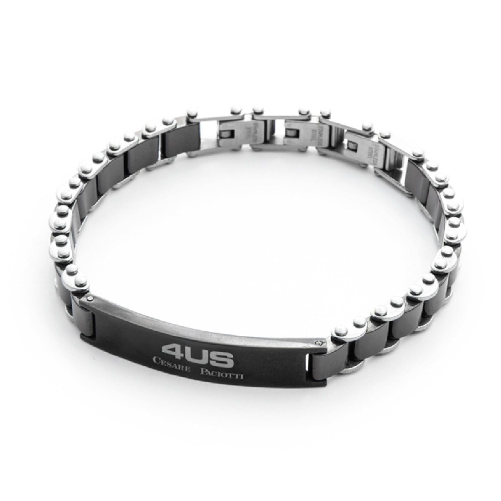 Bracciale 4US Cesare Paciotti Black Ceramic da uomo 4UBR3778-1