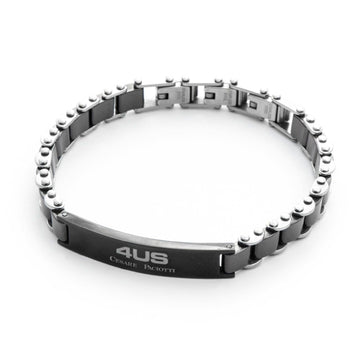 Bracciale 4US Cesare Paciotti Black Ceramic da uomo 4UBR3778-1