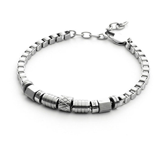 Bracciale 4US Cesare Paciotti Steel Grid da uomo 4UBR3784-1