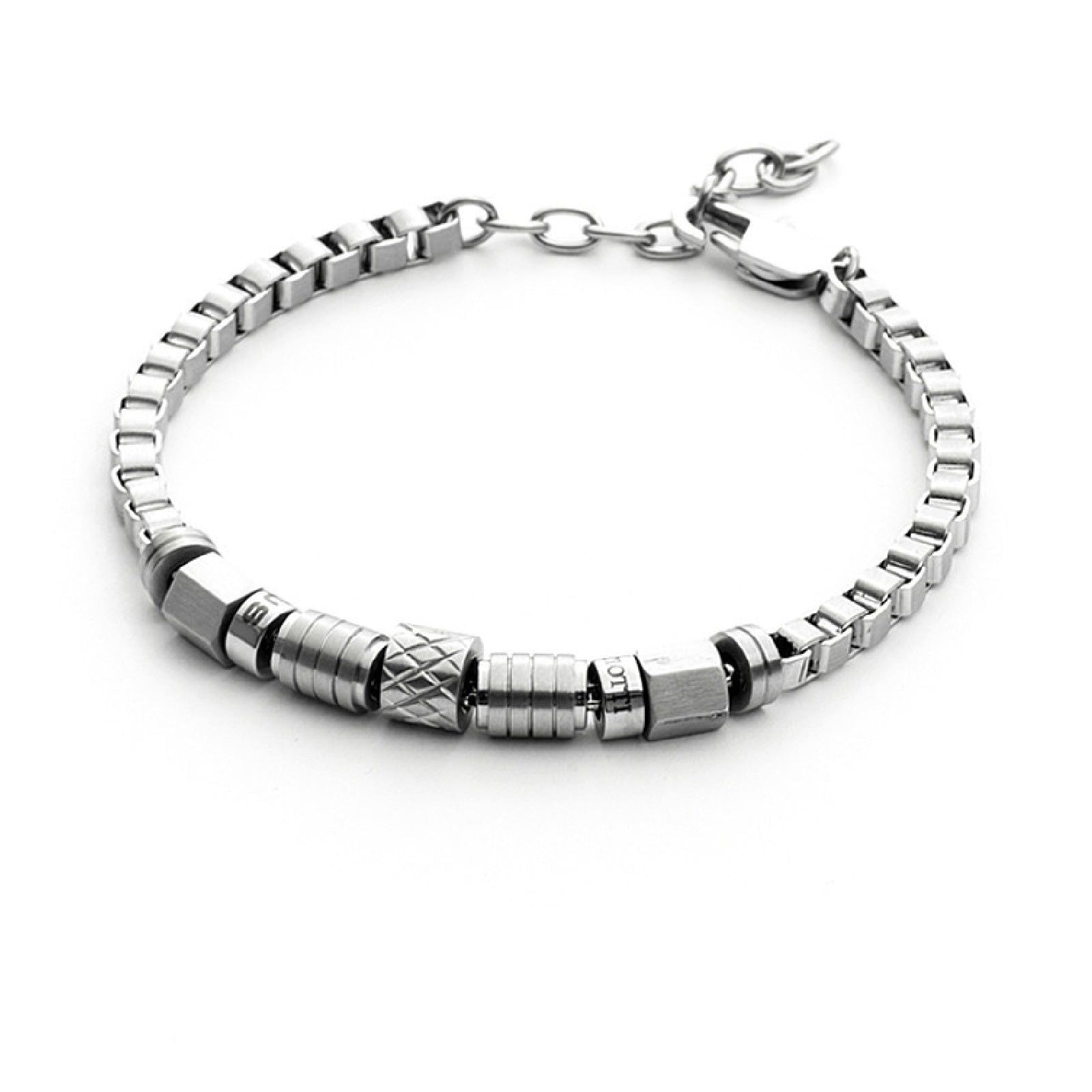 Bracciale 4US Cesare Paciotti Steel Grid da uomo 4UBR3784-1