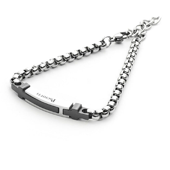 Bracciale 4US Cesare Paciotti Tubolar Bicolor da uomo 4UBR3794-1