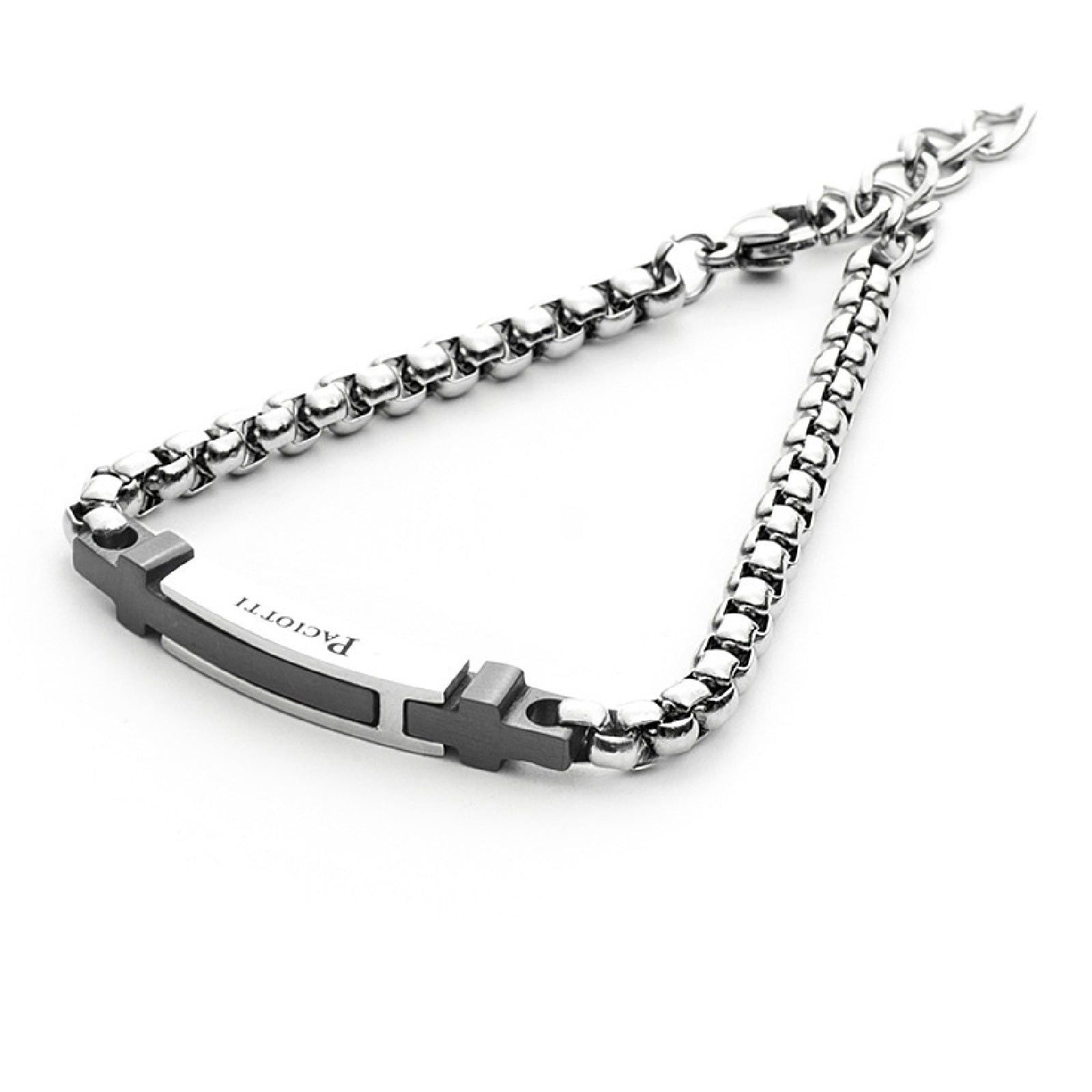 Bracciale 4US Cesare Paciotti Tubolar Bicolor da uomo 4UBR3794-1