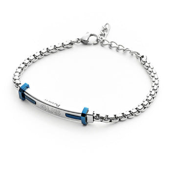 Bracciale 4US Cesare Paciotti Blue Plate da uomo 4UBR3799-1