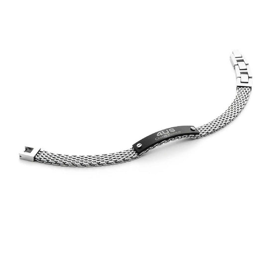 Bracciale 4US Cesare Paciotti Black Mesh da uomo 4UBR3810-1