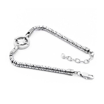 Bracciale 4US Cesare Paciotti Hematite da uomo 4UBR4110-1