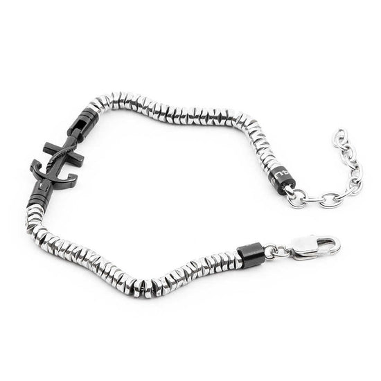 Bracciale 4US Cesare Paciotti Hematite da uomo 4UBR4111-1