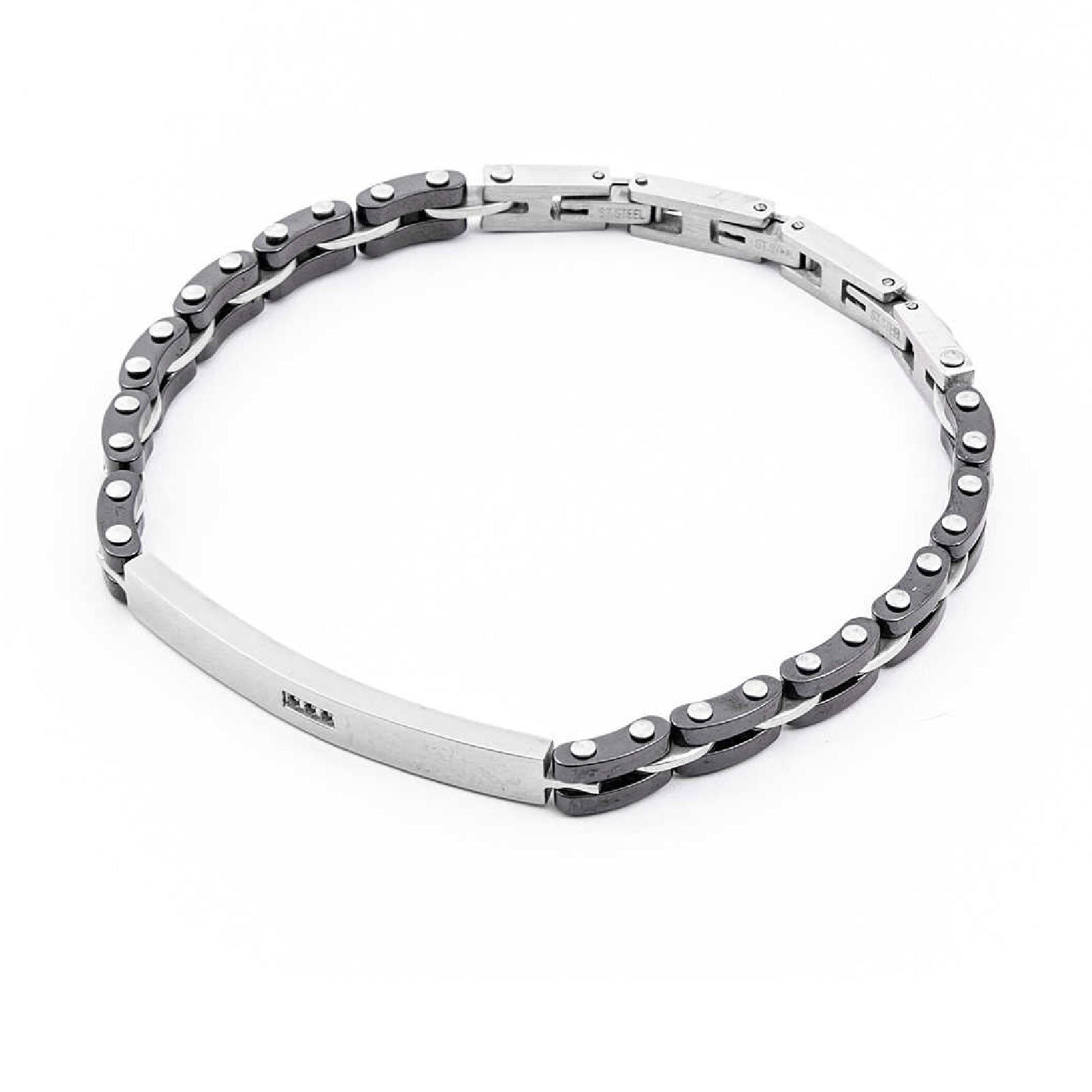 Bracciale 4US Cesare Paciotti Black Ceramic da uomo 4UBR4122-1