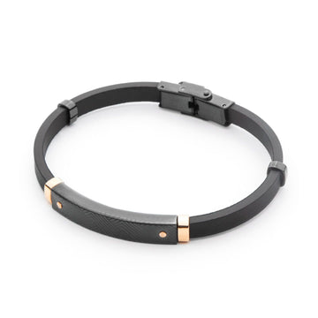 Bracciale 4US Cesare Paciotti Black Rubber da uomo 4UBR4548-1