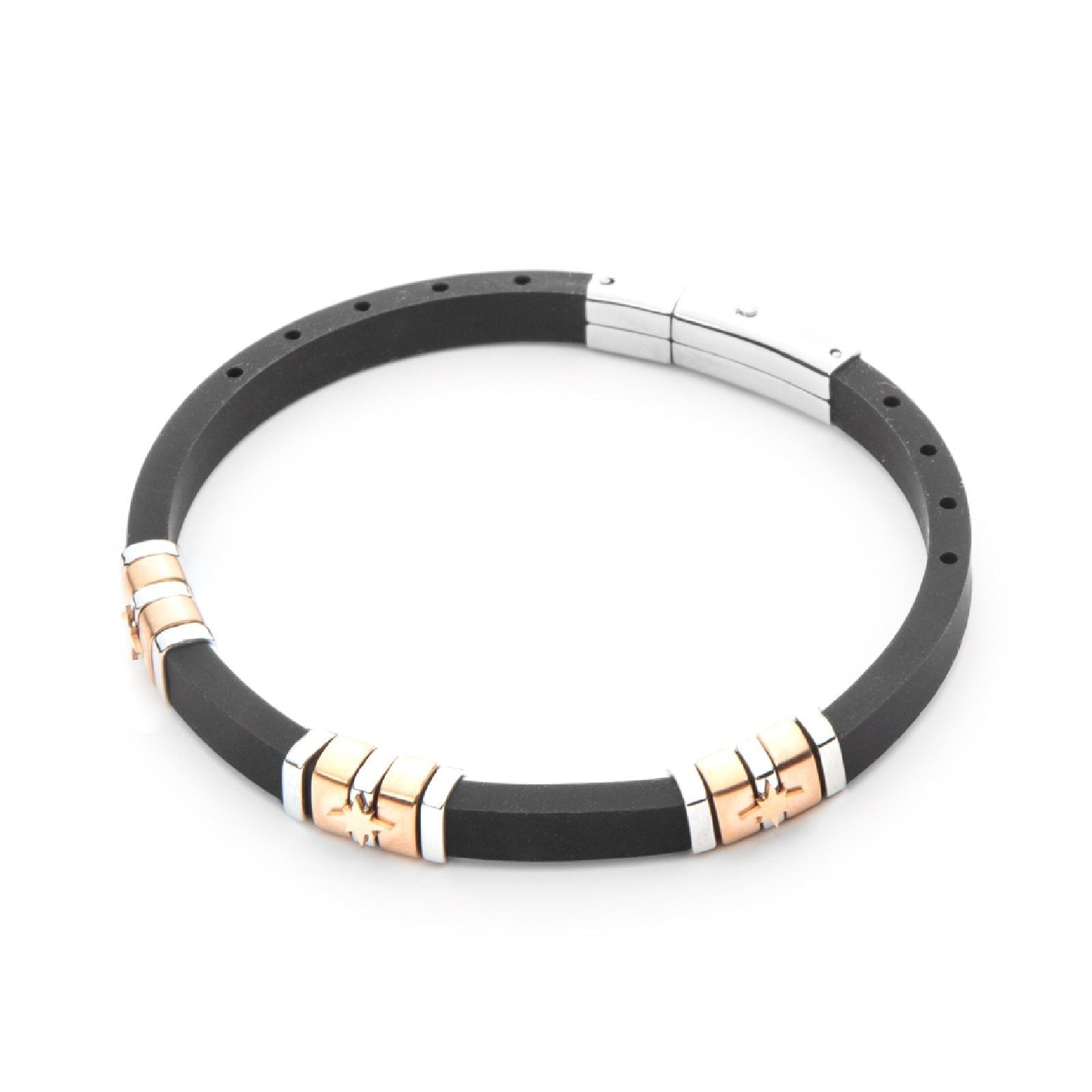 Bracciale 4US Cesare Paciotti Black Rubber da uomo 4UBR5038-1
