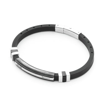 Bracciale 4US Cesare Paciotti Black Rubber da uomo 4UBR5049-1