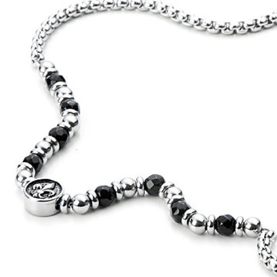 Collana 4US Cesare Paciotti Black Lily da uomo 4UCL3329-1