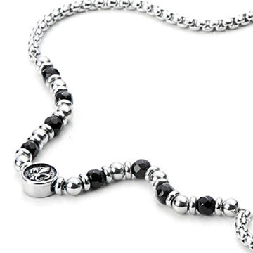 Collana 4US Cesare Paciotti Black Lily da uomo 4UCL3329-1
