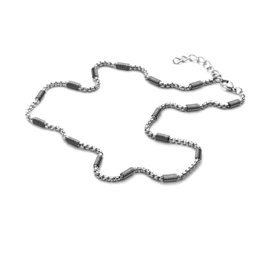 Collana 4US Cesare Paciotti Black Cylinder da uomo 4UCL3491-1