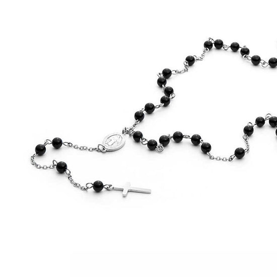 Collana 4US Cesare Paciotti Black Rosary da uomo 4UCL3747-1