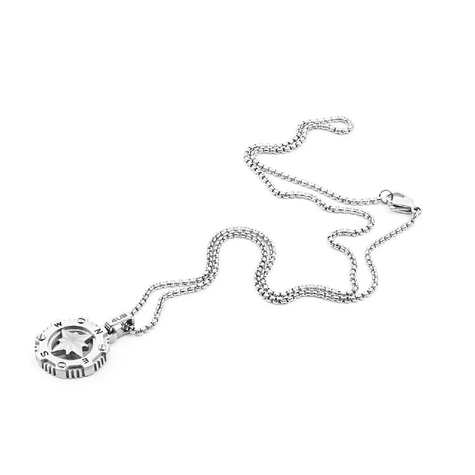 Collana 4US Cesare Paciotti Rosa Dei Venti da uomo 4UCL4070-1