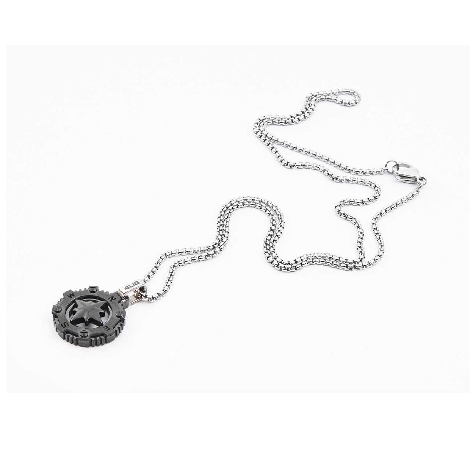 Collana 4US Cesare Paciotti Rosa Dei Venti da uomo 4UCL4073-1
