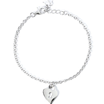 bracciale mabina junior cuore segreto da bambina 533609