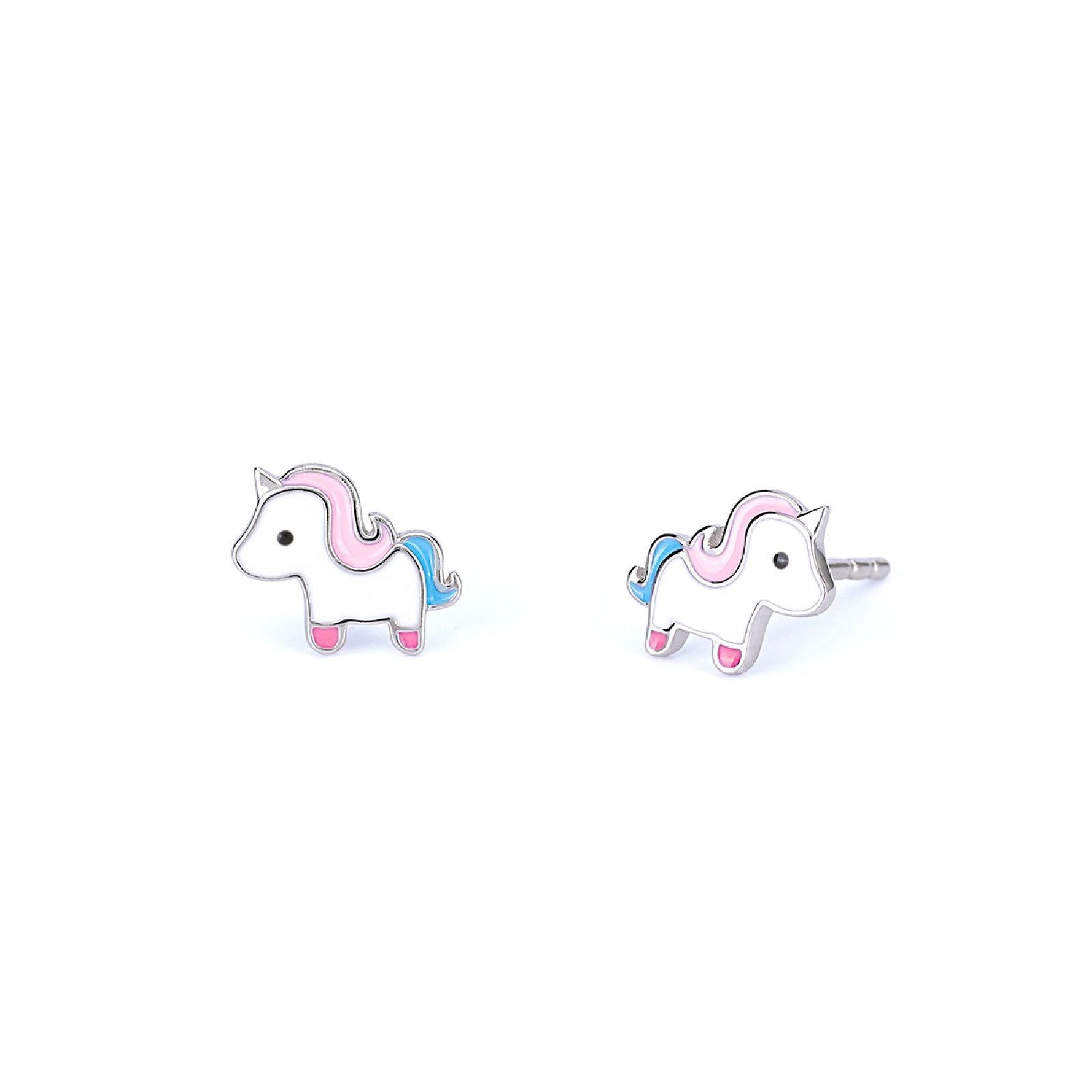 orecchini mabina junior unicorno magico da bambina 563611