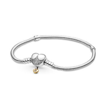 Bracciale Moments Principesse Disney con Chiusura Cuore e Pendente 569563C01-1