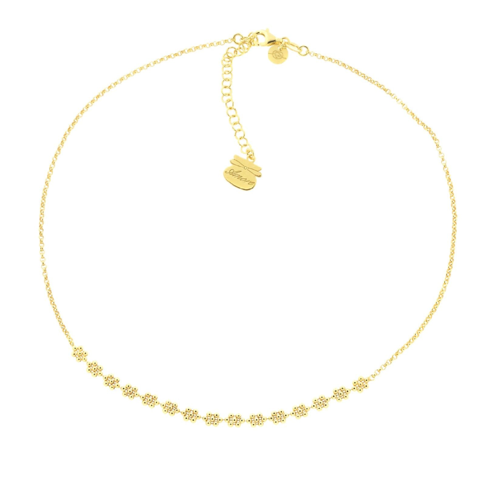 Collana Piti Malì M'Ama Non M'Ama da donna 585-C-OR-1