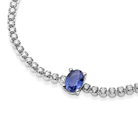 Bracciale Tennis con Pietra Blu 590039C01-1