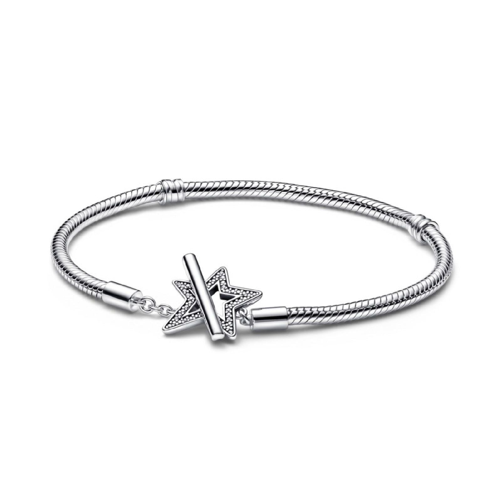 Bracciale con Chiusura a T e Stella 592357C01-1