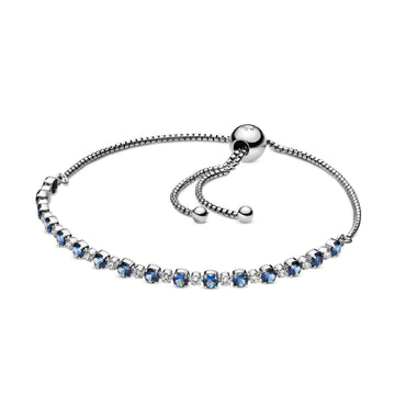 Bracciale blu scintillante con chiusura regolabile 598517C01-1
