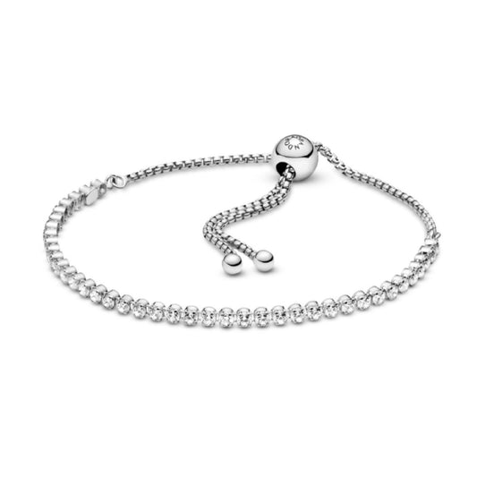 Bracciale tennis scintillante con chiusura regolabile 599375C01-1